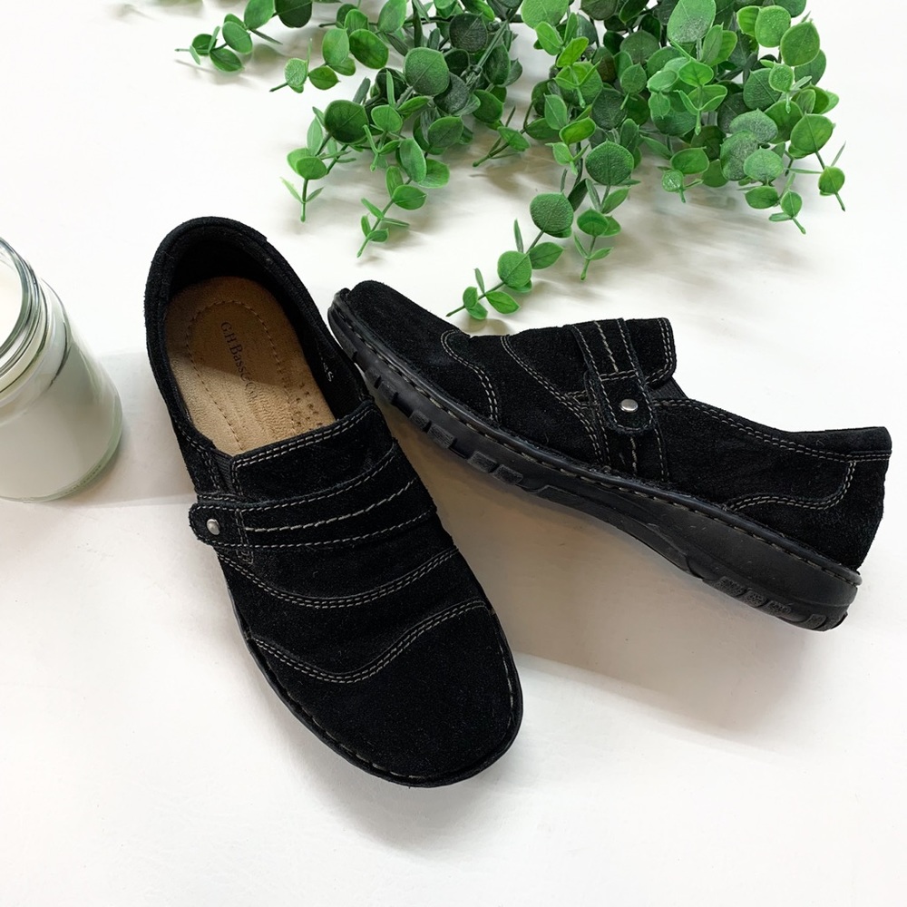 G.H. Bass Bradshaw II Leather Suede Slip-On Flats